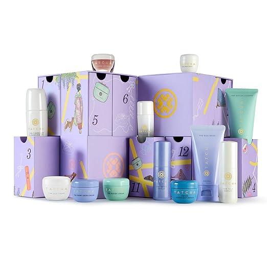 TATCHA 12 Days of Treasures 재림절 달력 | 홀리데이 스킨 케어 밸류 세트 ($309 가치)