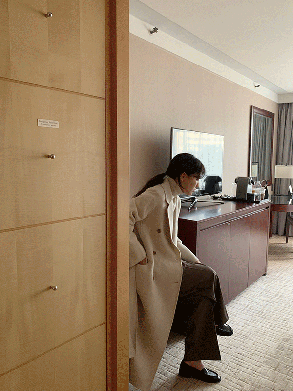 더블 누빔 핸드메이드 코트 (2color)