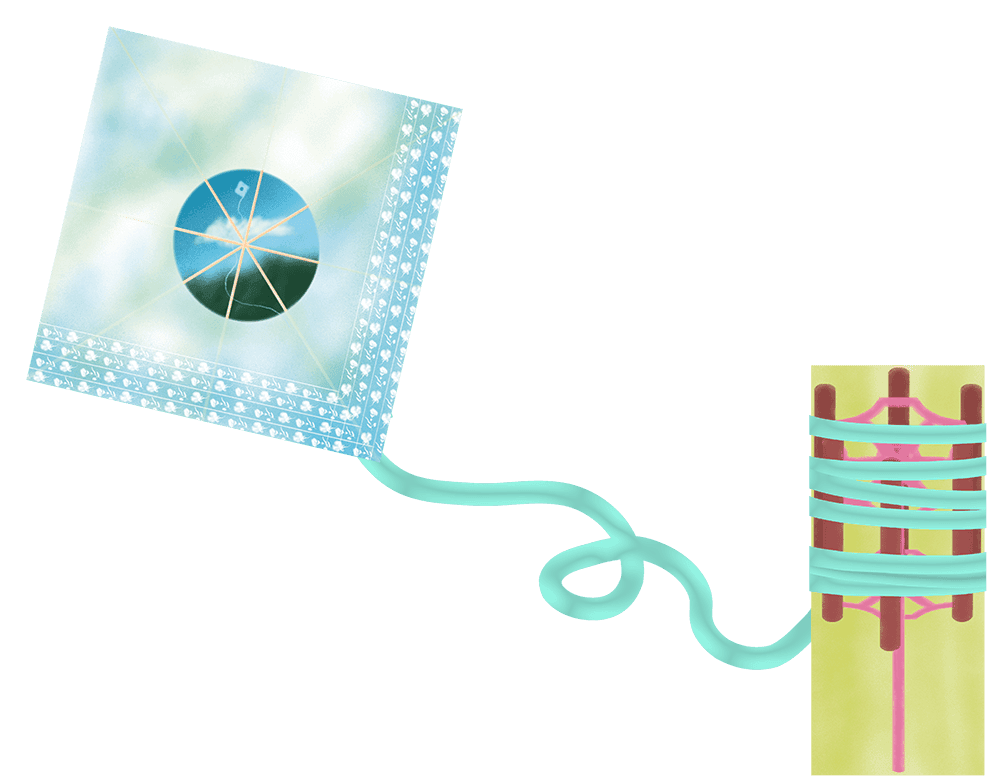 [다각각 책갈피] String Attached - Don’t lose your page, or your kite. · 유연성클럽
