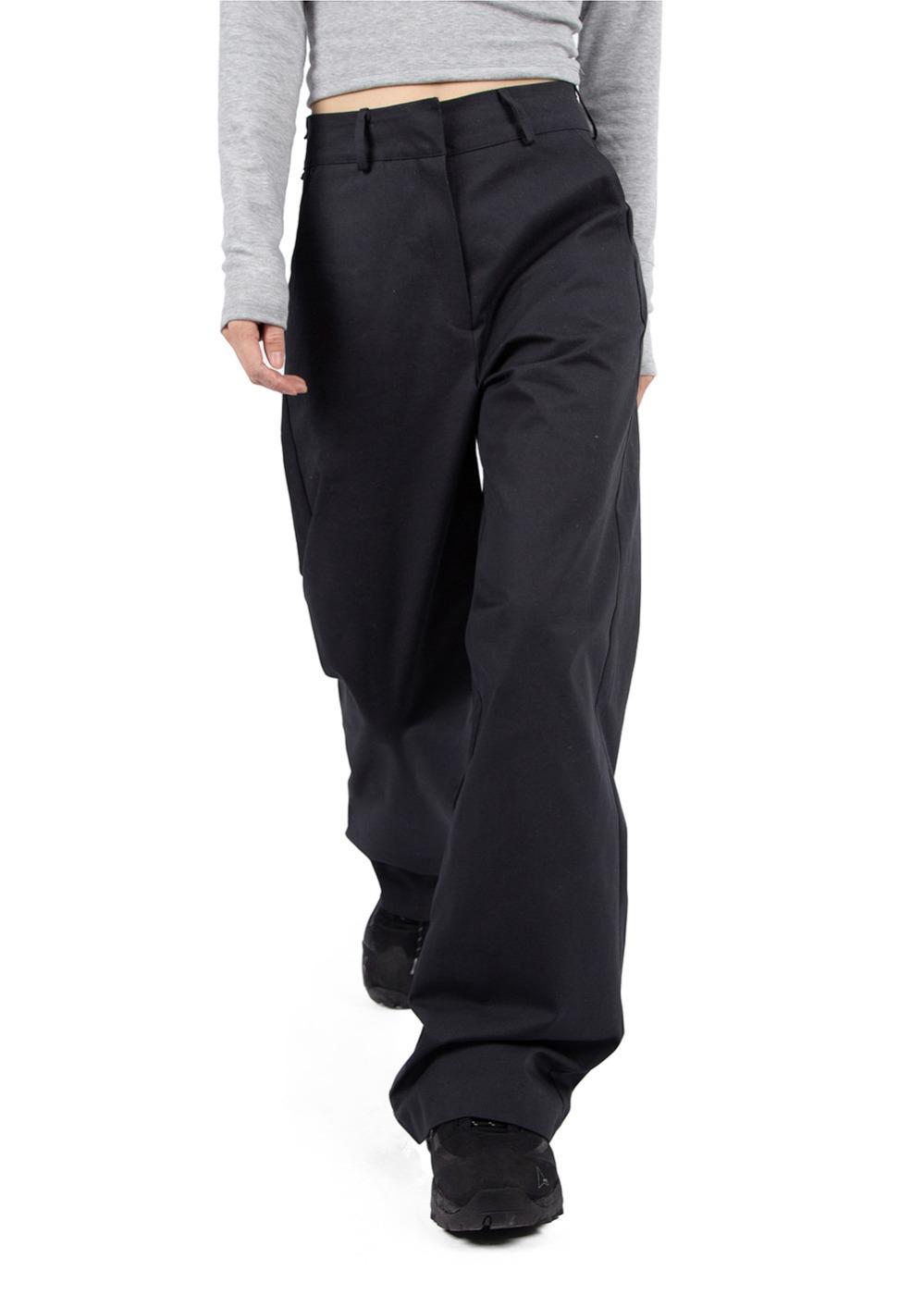 HIGH RISE COTTON PANTS