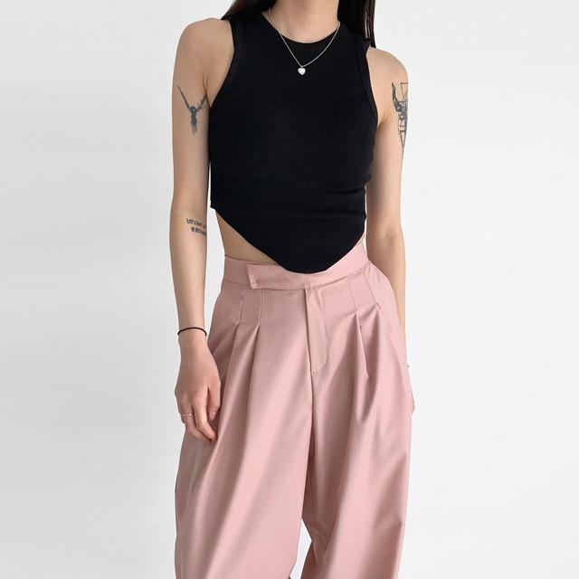 컨벡스 크롭 나시