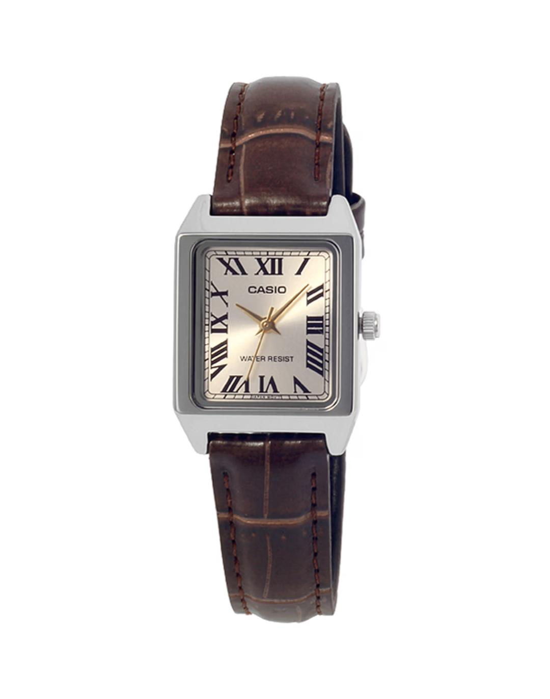 CASIO LTP-V007L-9B 카시오 시계 가죽밴드