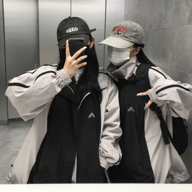 (MADE/남녀공용)마운틴지퍼윈드브레이커