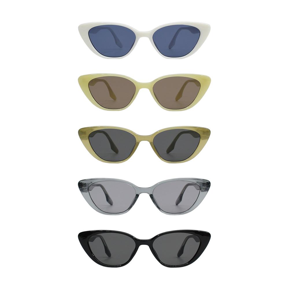 020. 뉴트로 컬러 틴트 뿔테 캣아이 선글라스(6col)