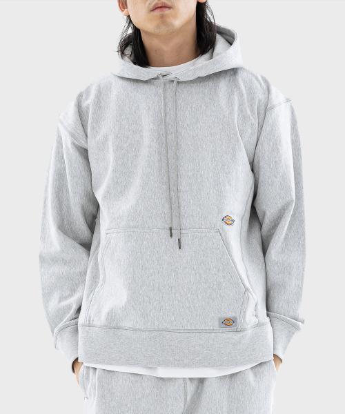 멀티 로고 헤비웨이트 후드 Melange