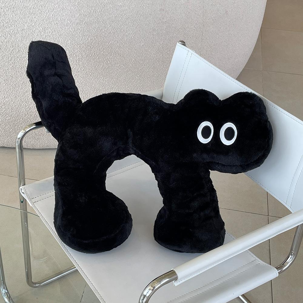 스탠딩 캣 쿠션 (42cm) 고양이 반려 애착 인형 생일 인테리어 소품 목배게