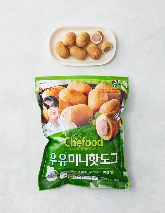 [쉐푸드] 우유 미니 핫도그 500g
