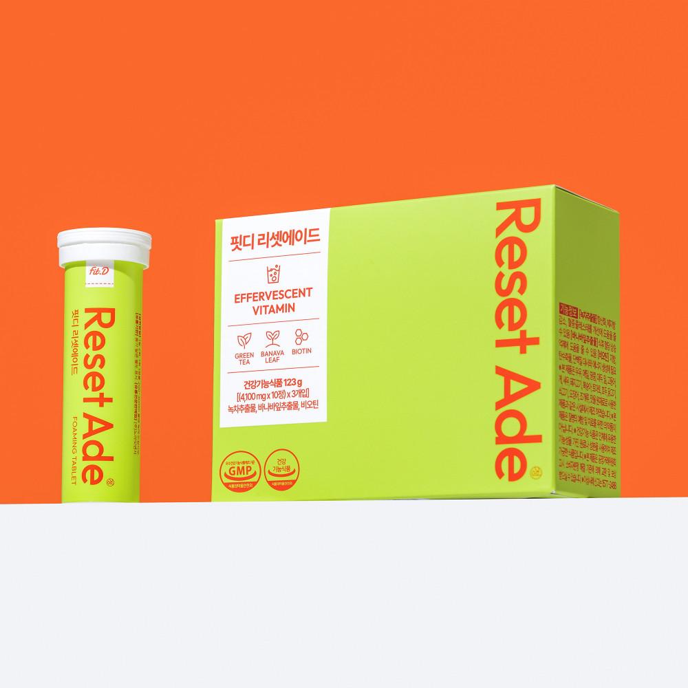 핏디 리셋에이드 녹차 카테킨 다이어트 칼로리컷팅 4100mg x 30정 [원산지:국산(충청남도 보령시)]