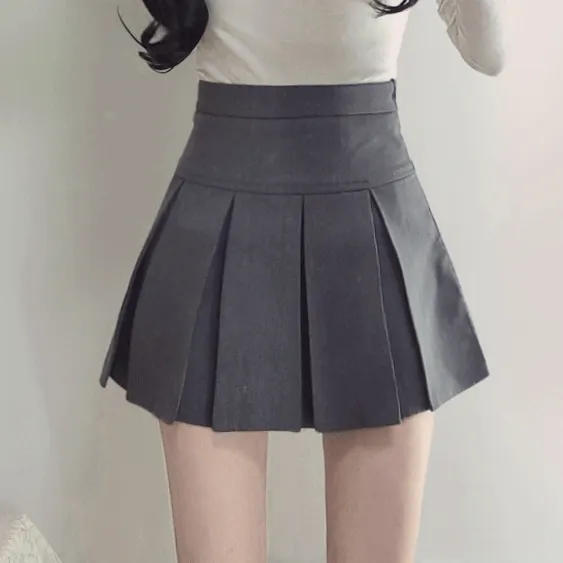 [핏존예/속바지O] 하이웨스트 플리츠 테니스 스커트 치마 [A3-5]