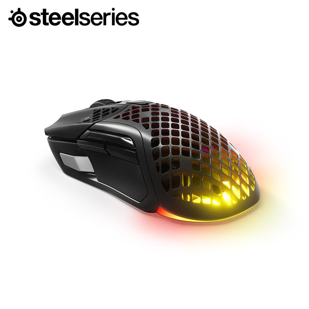 스틸시리즈 Aerox 5 Wireless 무선 게이밍 마우스 (9개 버튼 / Battle Royal / FPS / MMO)