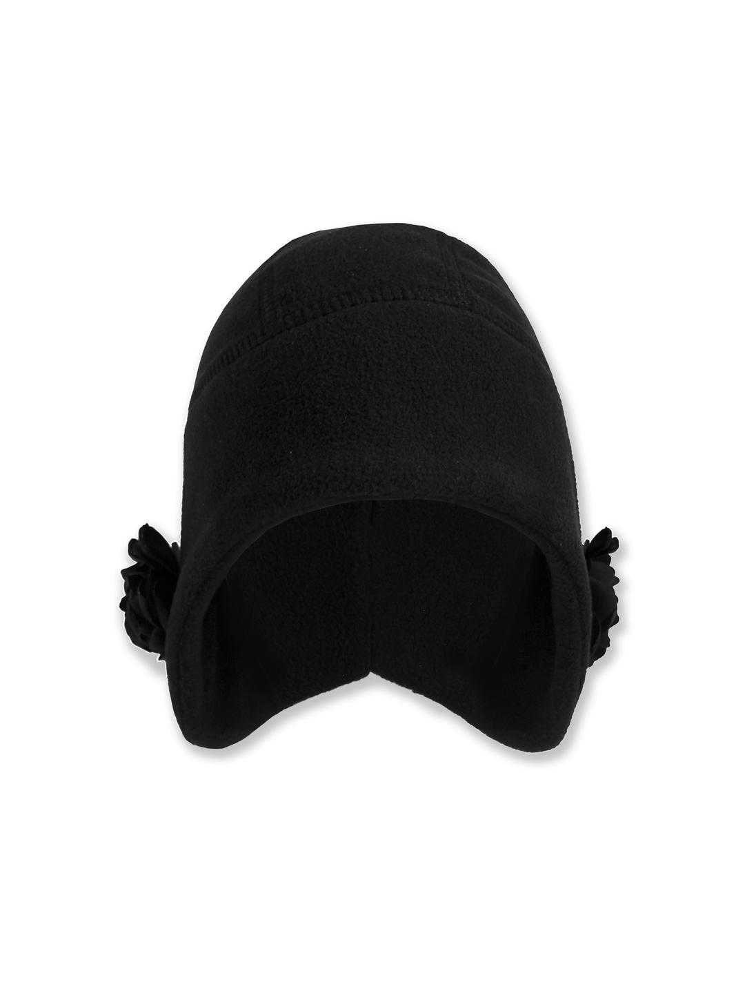 flower ear flap beanie