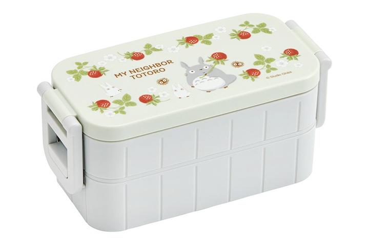 토토로 산딸기 2단 도시락 어린이 도시락통 런치박스