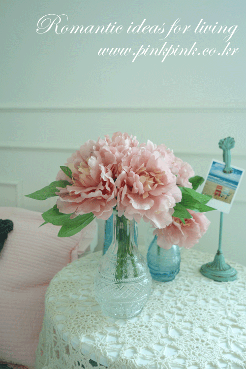 핑크 피오니 화병세트