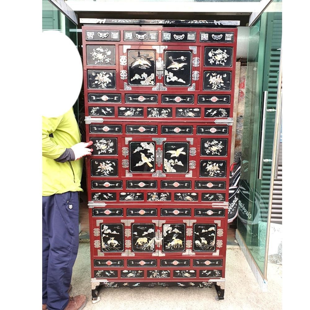중고 3단장 자개장 화초장 고가구 옛날장 옛날농