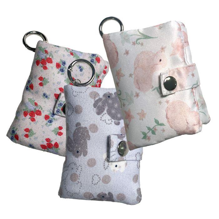 Heart picnic card wallet key ring (카드지갑키링)