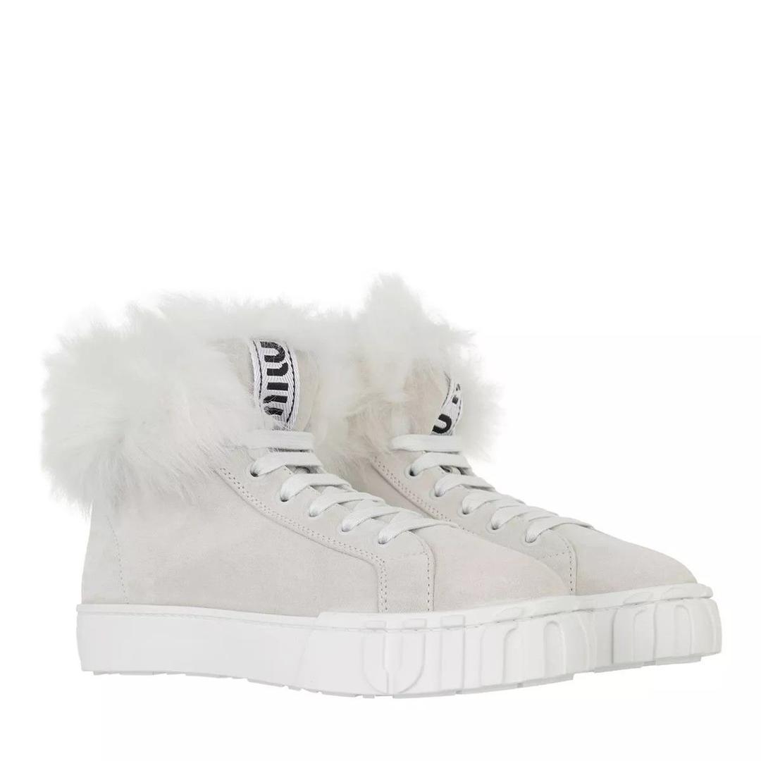 하이 탑 스니커즈 하이탑 Miu Miu High Top Sneaker Telco                        High-Top Sneaker A0166705