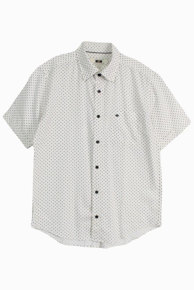 (70%세일)#JOSEPH ABBOUD 린넨 혼방 도트 셔츠 - Men