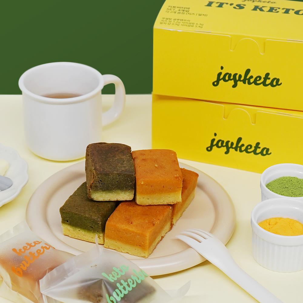 조이키토 버터바 저탄고지 글루텐프리 무설탕 건강 간식 (치즈, 4개입)