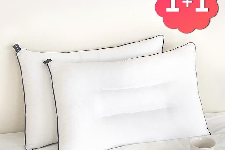 1+1 경추베개 빨아쓰는 경추 목베개 일자목 목디스크 거북목베개