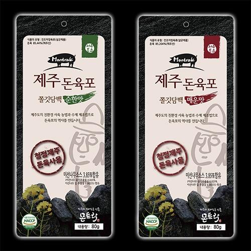 몬트락 돈육포 80g [순한맛/매운맛]