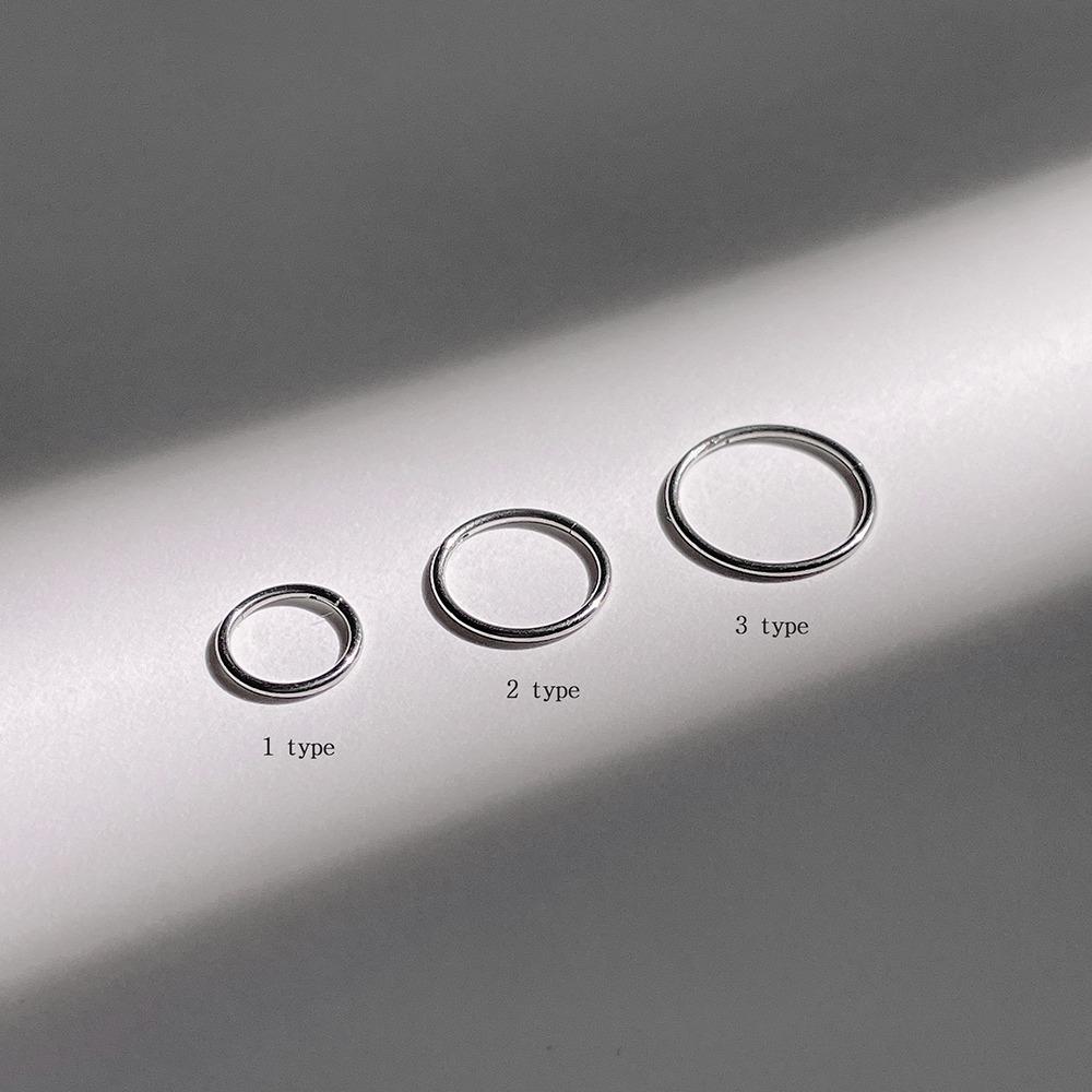 ღ주문폭주ღ *고퀄* Block 440 써지컬스틸 초슬림 링피어싱 (무려 0.8미리..)