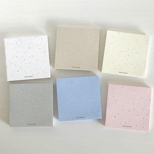 Ink Speckle Memopad 6종