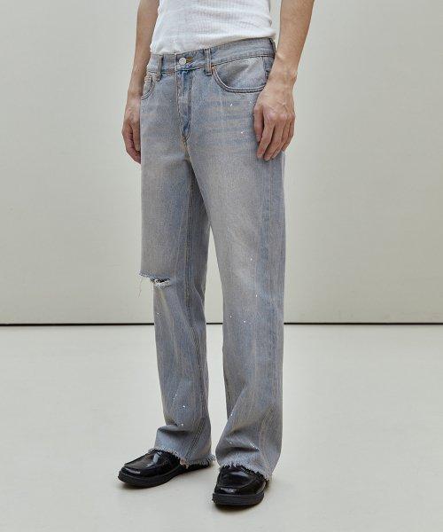 #0237 trabus paint jeans