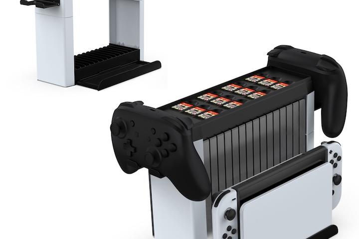 닌텐도 스위치 OLED 본체 독 프로콘 정리 보관 거치대 스탠드