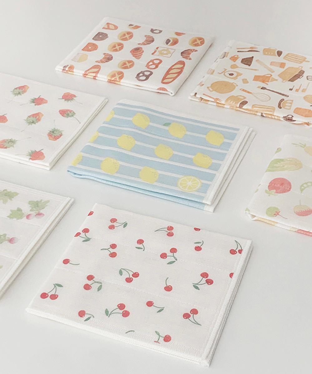 [피클샵] 마루야마 프린트 키친크로스 (7color)