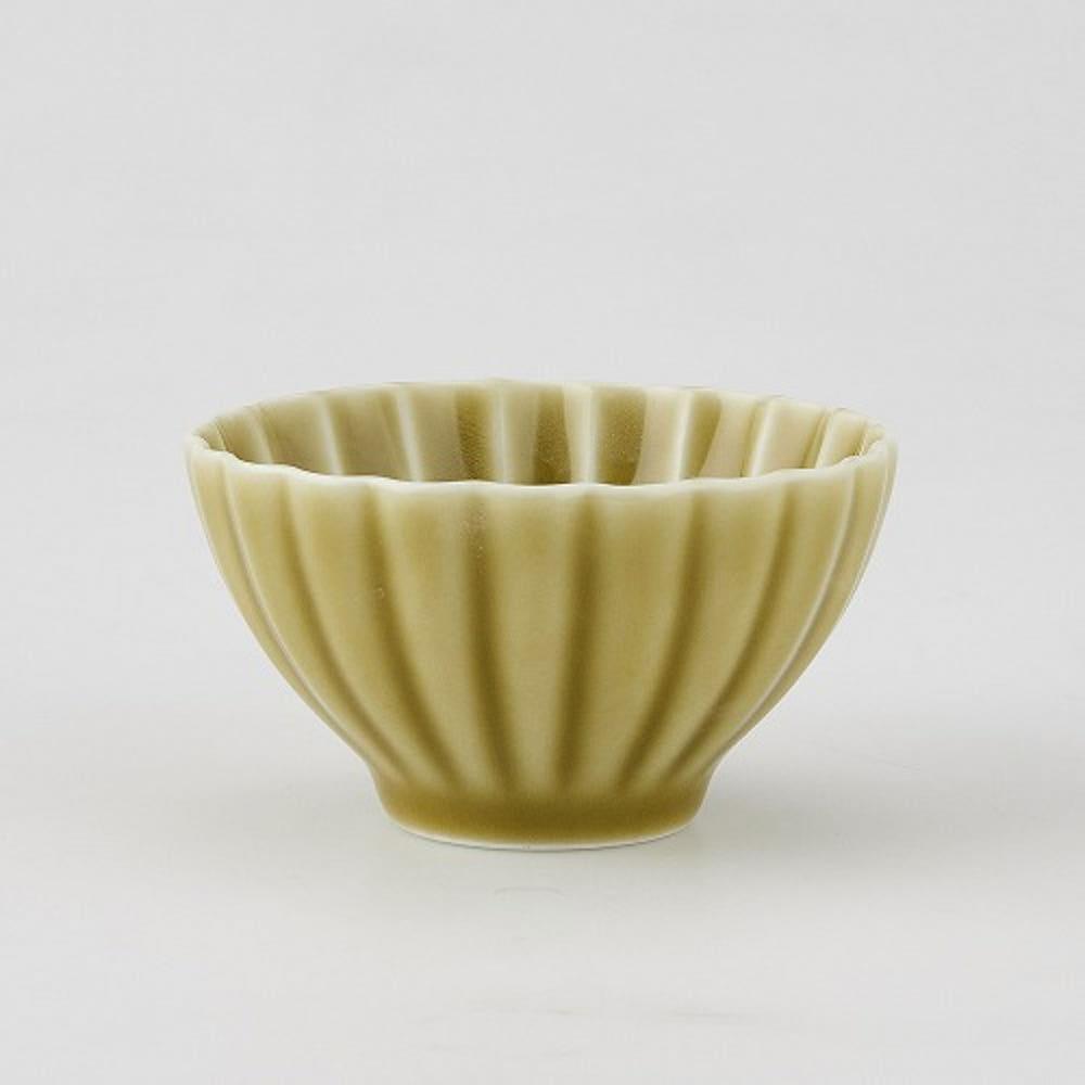 백화 도자기 주인배 찻잔 옐로우