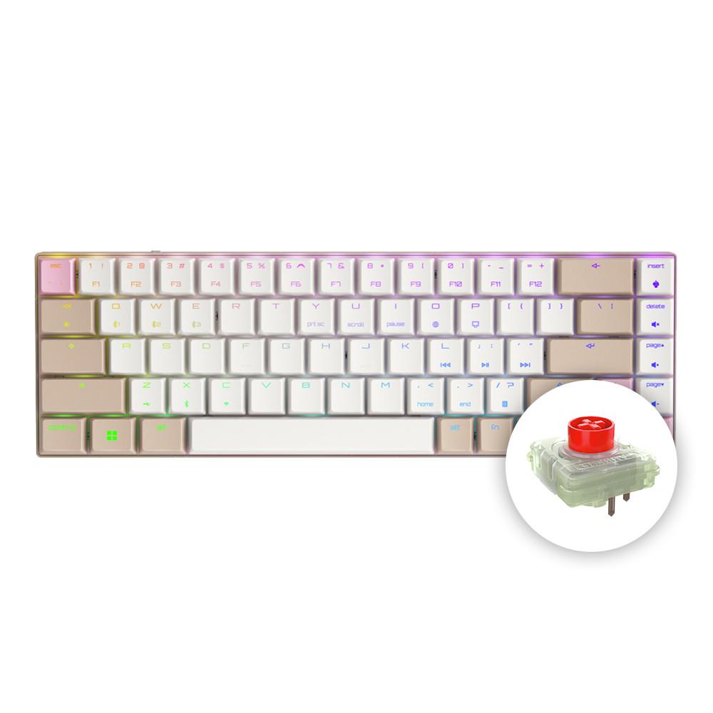 체리 MX LP2.1 RGB 카키파우더 초슬림  블루투스 무선 기계식 키보드