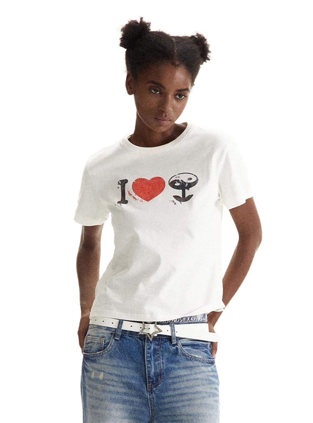 I Love Tachi Flower T-shirt