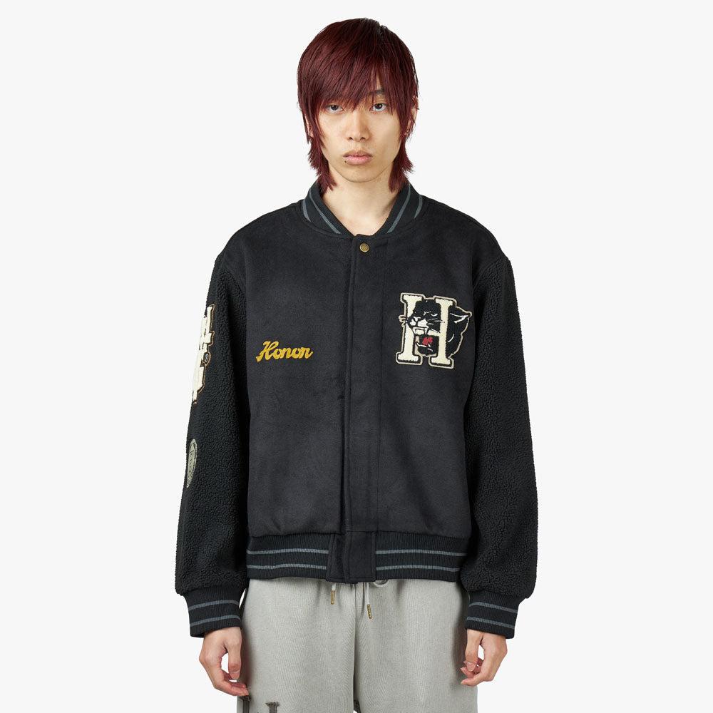 Honor The Gift Letterman Jacket - Black