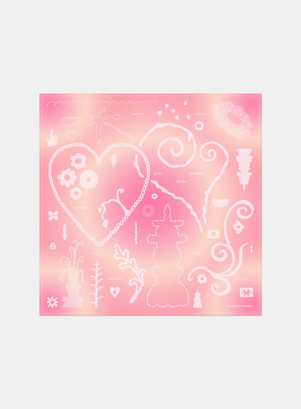 [with Airsland] SILHOUETTE BANDANA Candle