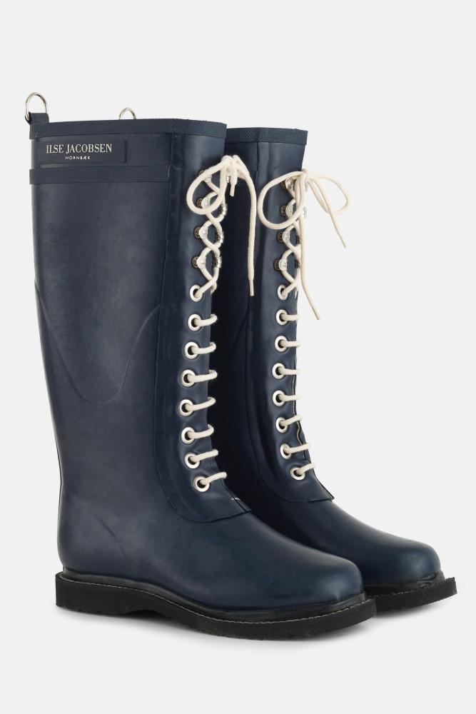 [관부가세 포함] 일세 야콥센 러버 부츠 레인 부츠 Ilsejacobsen LONG RUBBERBOOT Dark Indigo