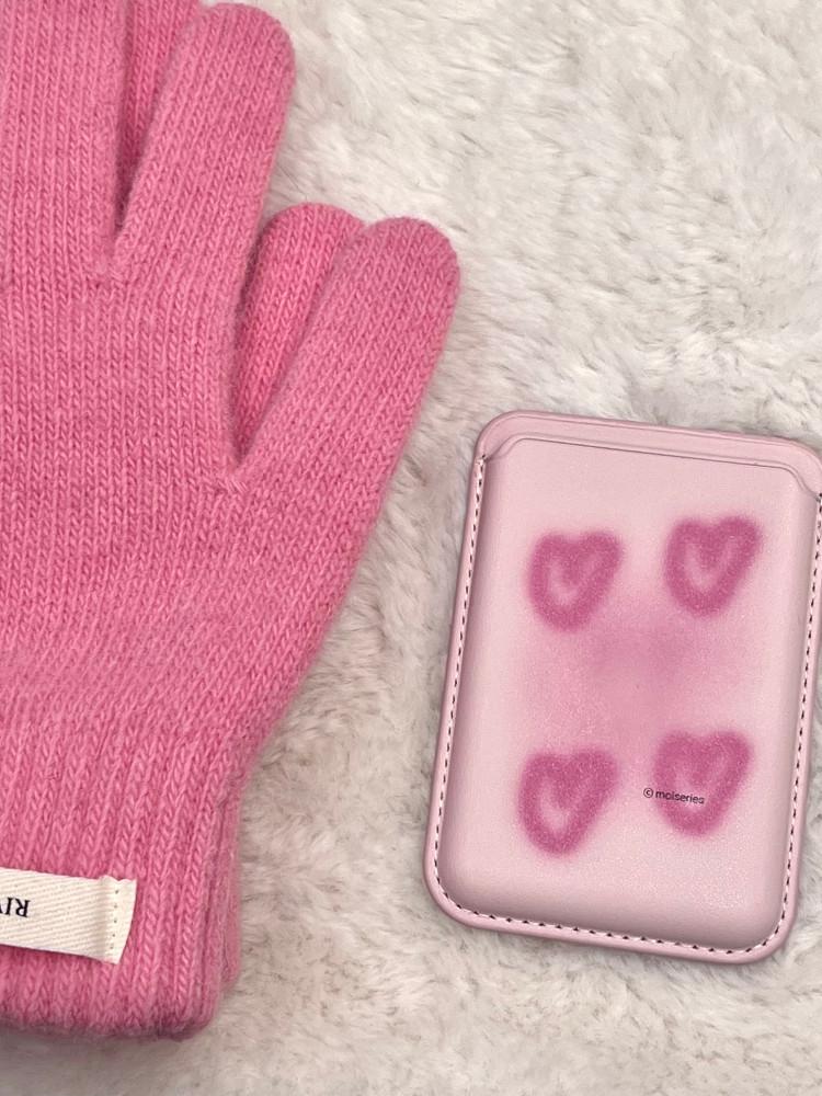 [모이시리즈] mosi heart magsafe card case