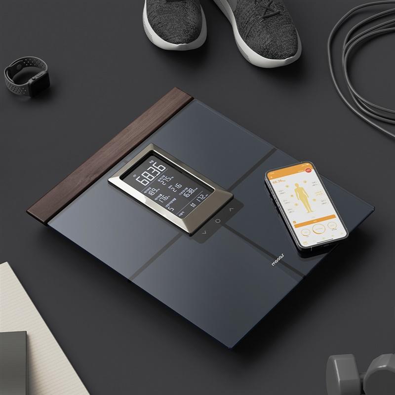 무아스 스마트 핸드바 LCD 빌트인 체지방 체중계