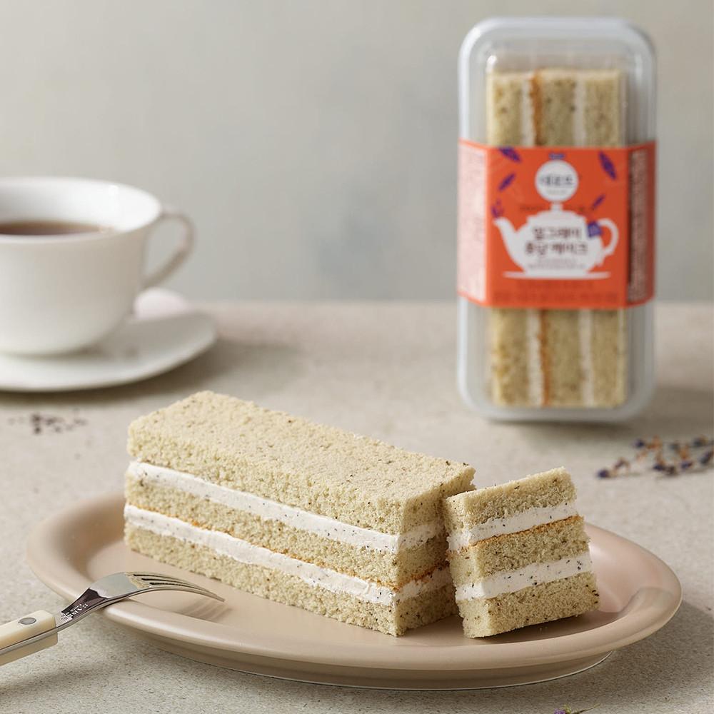 [소비기한: 23.11.8 까지] 데르뜨 얼그레이 퐁당 케이크 270g (총 3개)_냉동