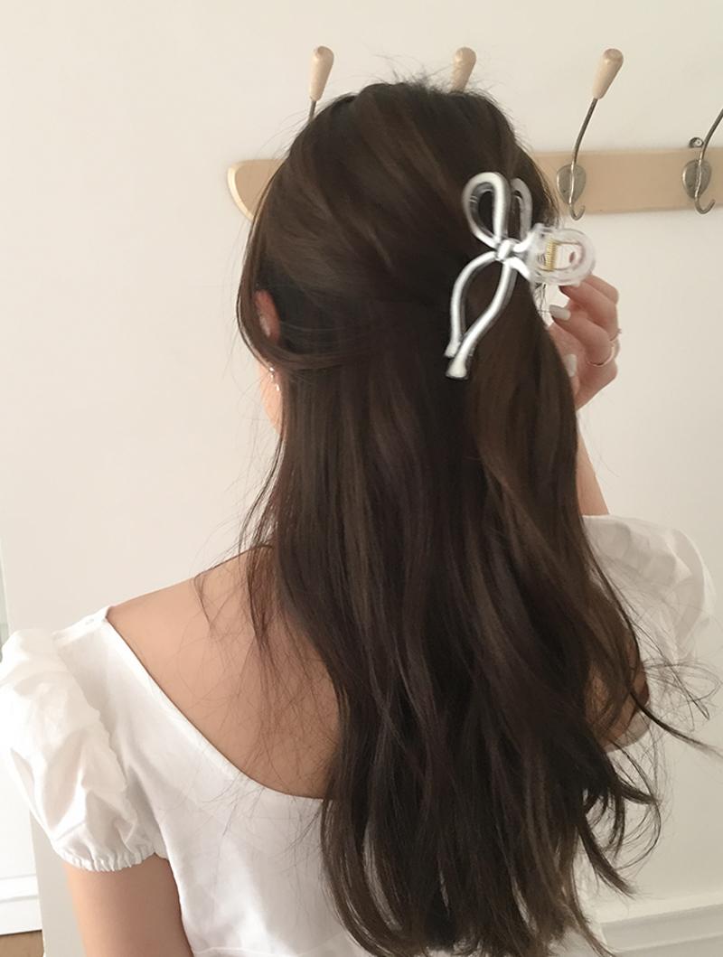 line ribbon hairpin (8color)
