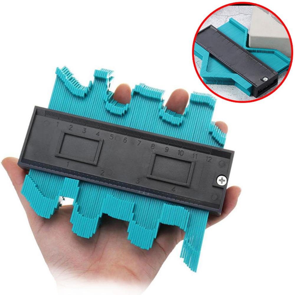 형틀게이지 본뜨기 모양자 다용도 형상측정기 공업 12cm