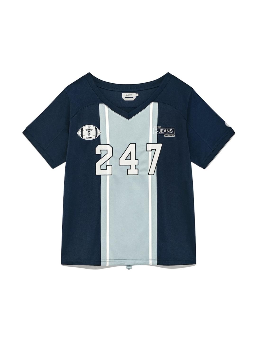 247 FORCE JERSEY TEE (NAVY)