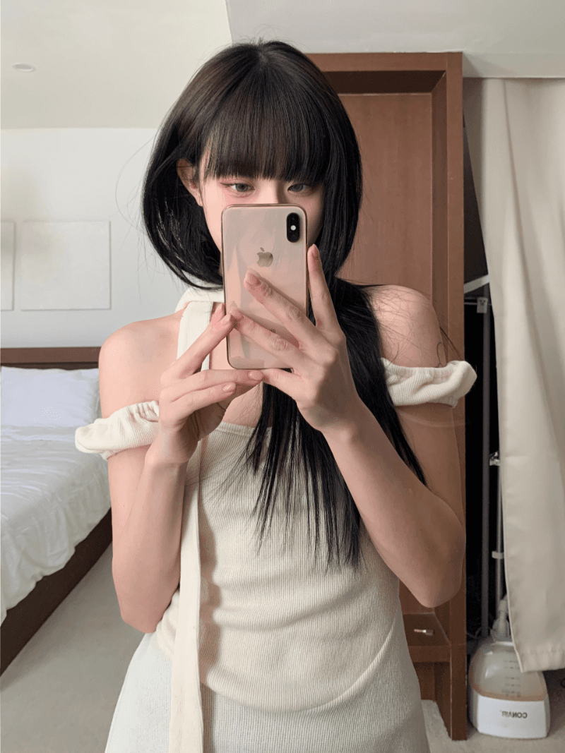 아브 Twinkle Puff Scarf Ops