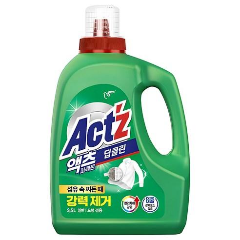 액츠 퍼펙트 딥클린 액상세제 본품, 3.5L, 1개 - 액체세제 | 쿠팡