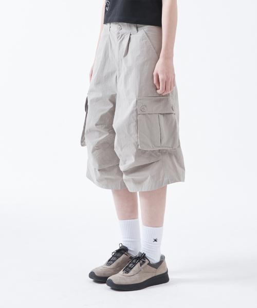 TCM easy cargo half pants (grey beige)