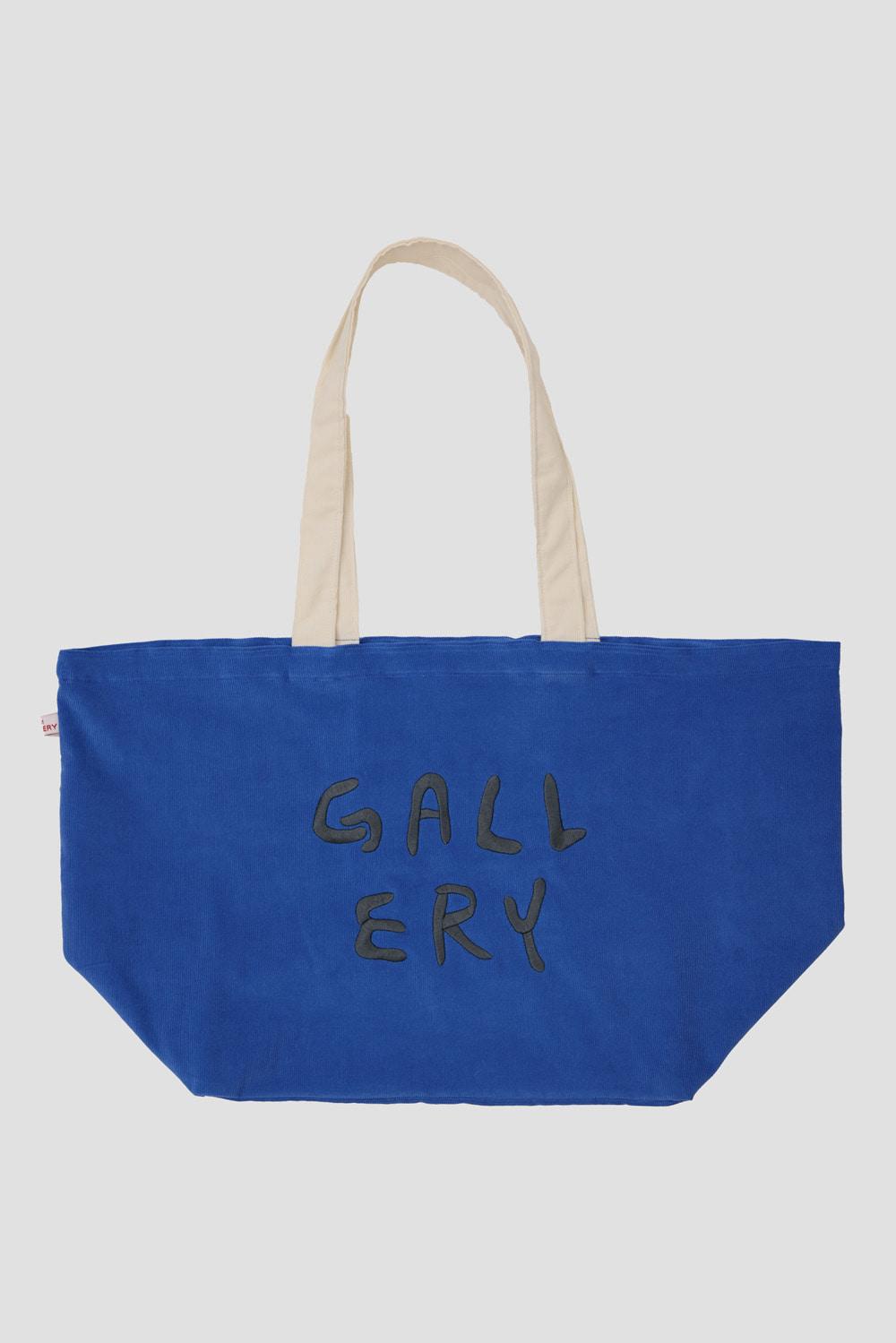 [Pre-Order][1011 X Yeonjae] Gallery Logo Corduroy Bag - Blue