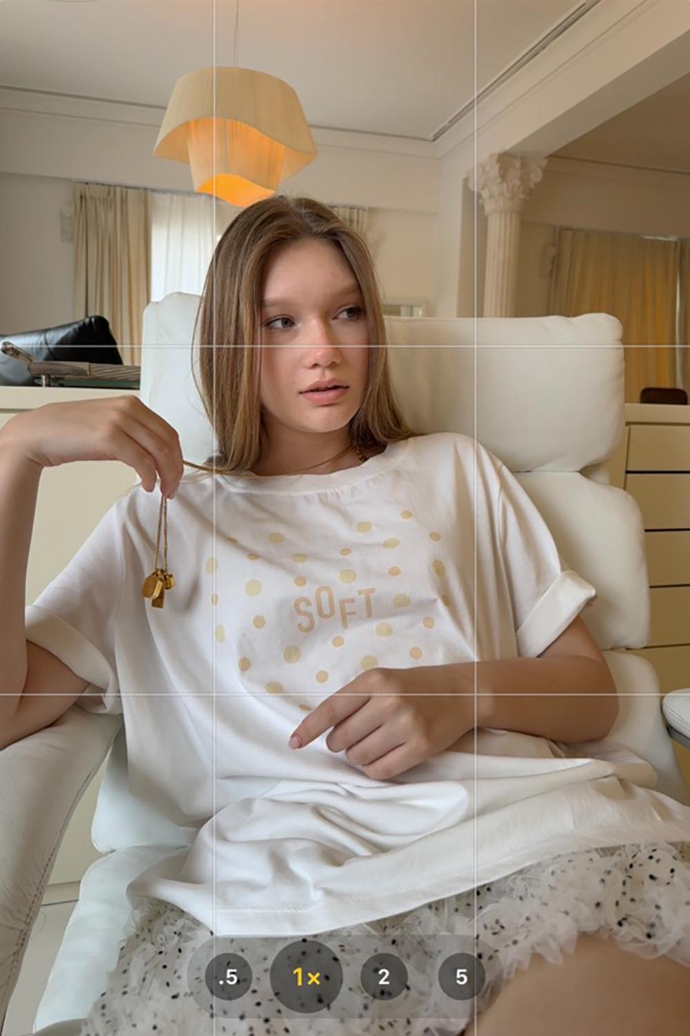 DOTTED HEART T-SHIRT