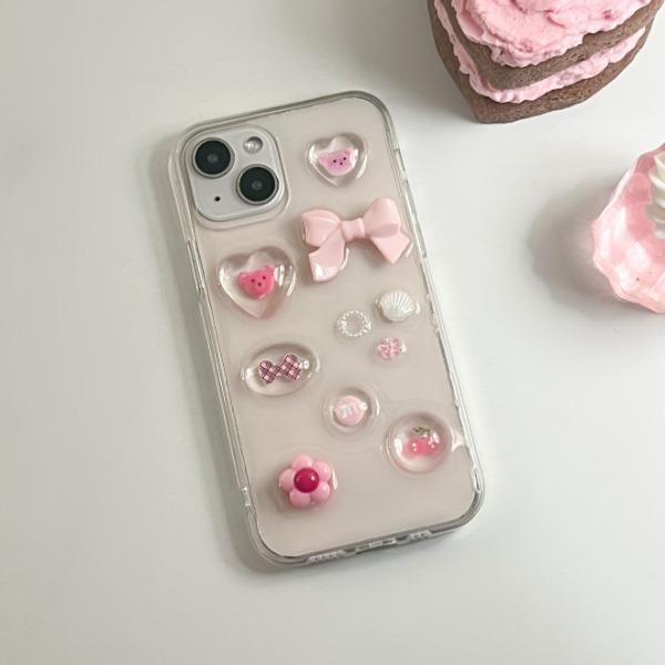 핑크 러버 레진케이스