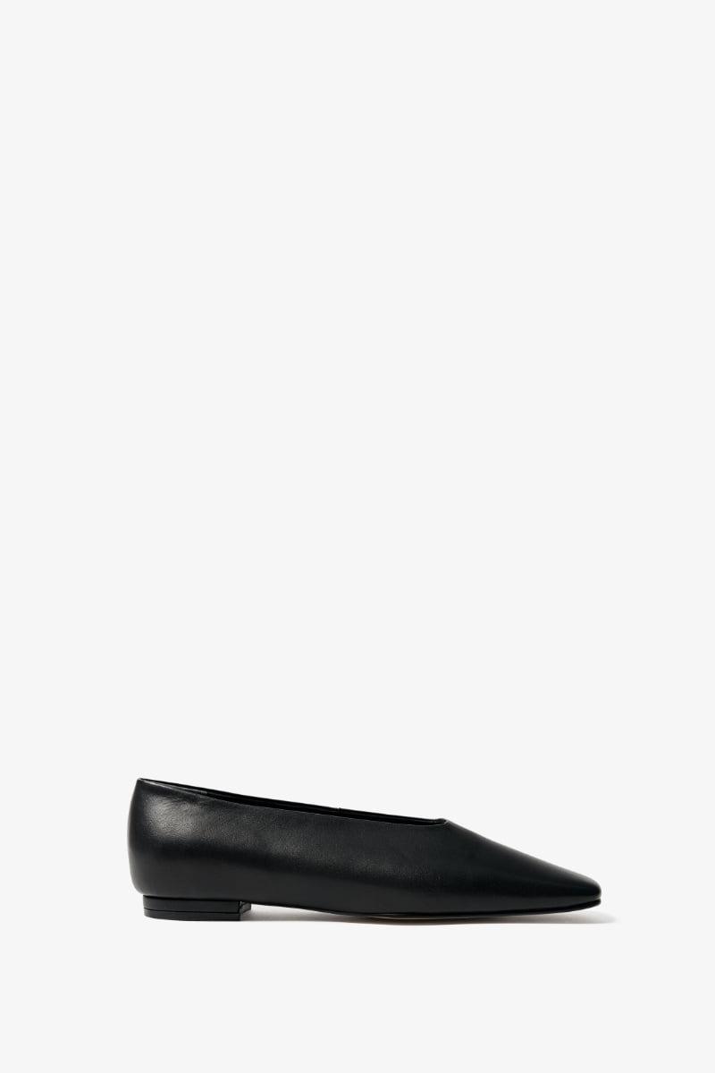 15mm Robin Square Toe Loafer (Black)