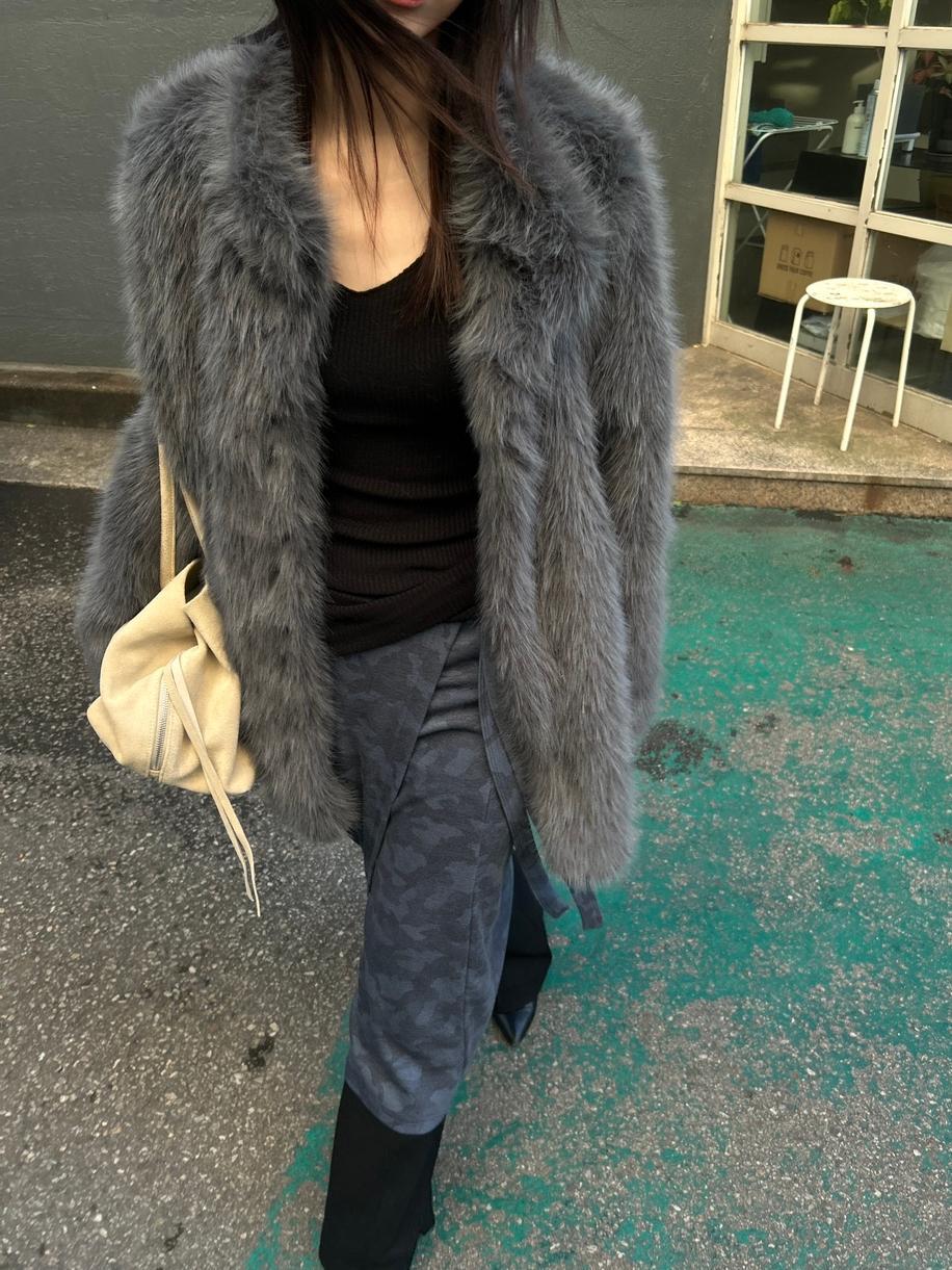 뮤로우 NYANGCO FUR JACKET