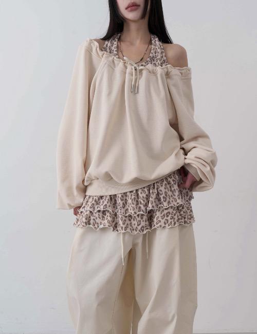 off shoulder shirring string mtm